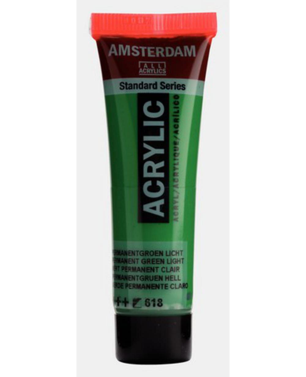 Amsterdam, Acrylic, Art & School, Paint, 20ml, 974510, Perm Green L